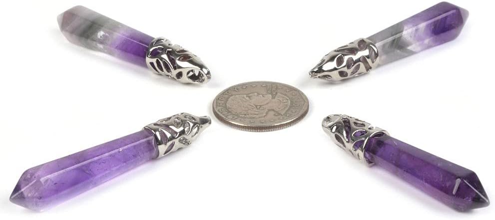 Justinstones Hexagonal Pointed Reiki Chakra Pendant Stainless Steel Chain Necklace 20 Inch Iron Gift Box - Image 2