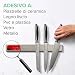 Barra Magnetica Per Coltelli Da Cucina 40 Cm Con 3 Ganci Magnetici – Supporto Autoadesivo In Acciaio Inox, Organizer Salvaspazio Per Parete, Cucina E Officina