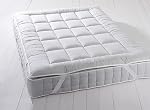 Royal Plush Mattress Topper, Full, 2 Inches Hypoallergenic Overfilled Down Alternative Anchor Bands Mattress Topper