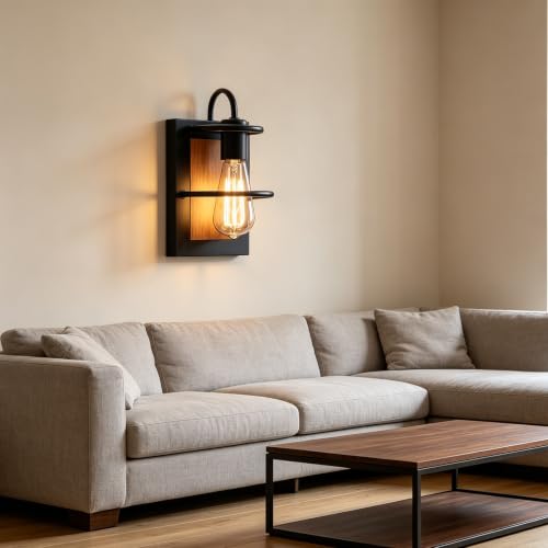 Lámparas de pared retro E27 para iluminar pasillos oscuros y escaleras estrechas 6