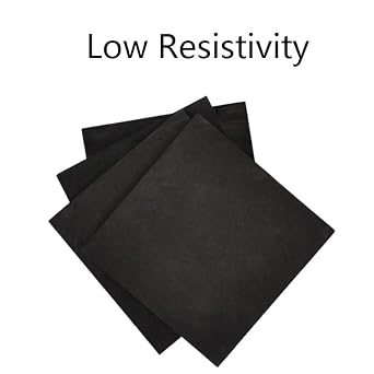 High Temperature Resistant Graphite Electrode Plate - Ultra Thin Soft Graphite Sheet(200x300x10mm)