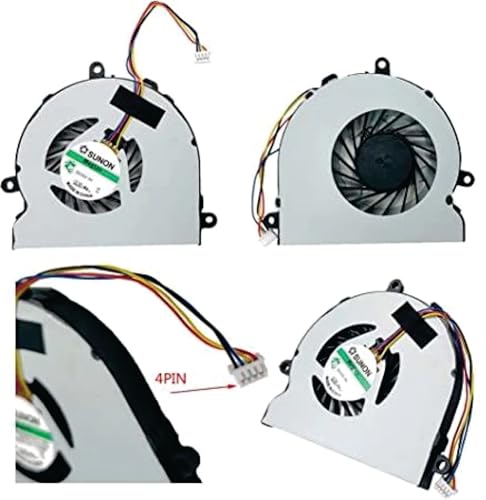 Image of High- Quality Replacement Internal CPU Cooling Fan for HP 15bs 15-bs 250 g4 255 g4 250 g5 15bw 15-bw 15q-bu 250 g6. Comes With Complimentary MH501 Thermal Greasen (Cooling paste)