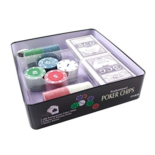 Poker Chips Profissional 100 Fichas Numerada
