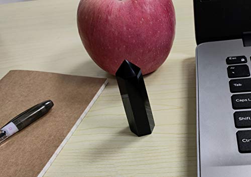 Healing Crystal Wands | 2" Black Obsidian| 6 Faceted Reiki Chakra Meditation Therapy #TOP3