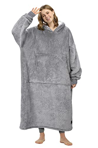 Kato Tirrinia Übergroße Warme Hoodie Sweatshirt Decke, Weiche Flanell...