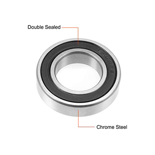 Rodamientos uxcell ABEC-3 6700-6900 de bolas de pared delgada 2