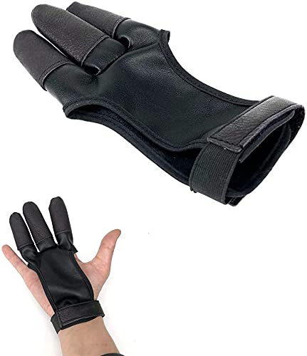 Boogschiet Handschoen - Beschermende Drievinger Handschoen Voor Recurveboog En Handboogschieten