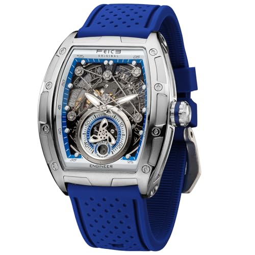 FEICE FM503 Blue Watches for Men Automatic Skeleton Waterproof product image