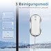 Tosima W5 Fensterputzroboter mit bidirektionalem Ultraschall-Nebelsprühfunkt... 6400Pa adaptiver Saugkraft und intelligenter Kantenerkennung für gründliche Fensterreinigung, 2026 verbesserte Version