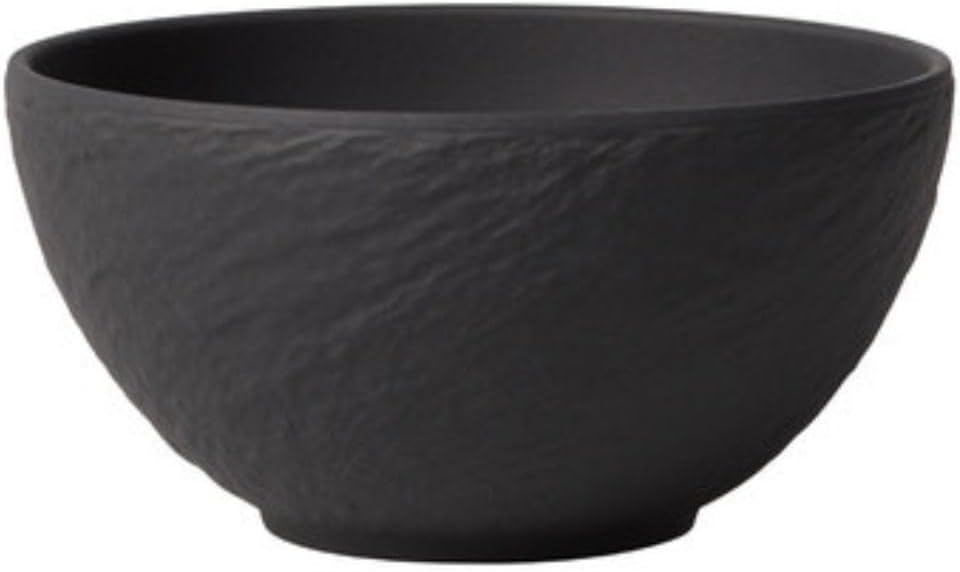 Manufacture Rock dip Dish, Modern Dishes for Finger Food and dips, Premium Porcelain, Dishwasher Safe, Black, 8X8X4CM