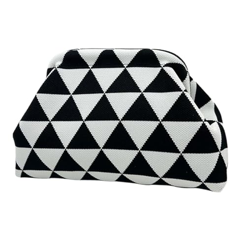 yupeuooe Bolso Bandolera de Ganchillo, Bolso Viaje Estilo Bao, de Mano Elegante Ligero para Mujer Viaje Vacaciones Verano Bodas