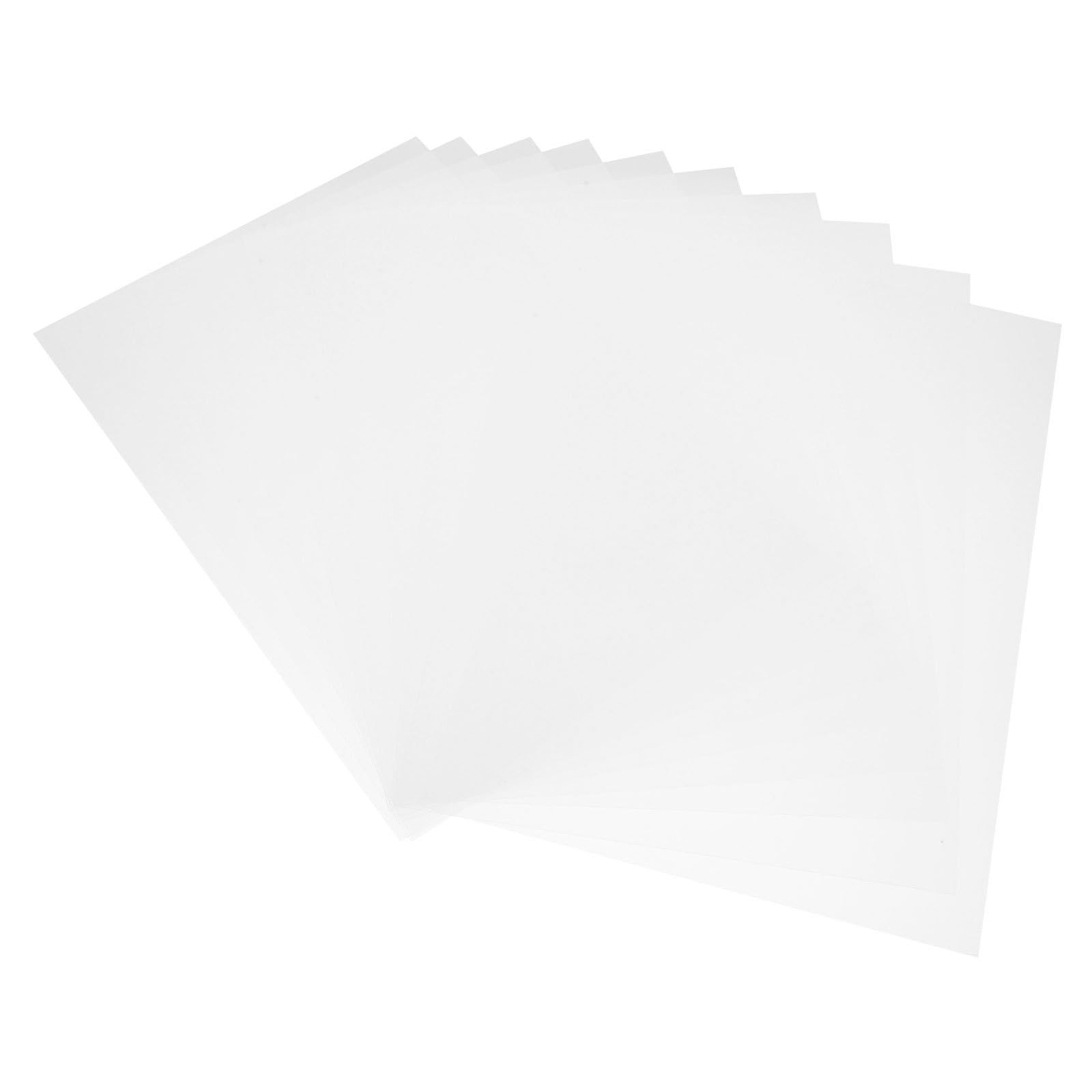 10 sztuk wysoce przezroczystej folii PCW A4, 0,5 mm, przezroczysta, twarda płyta PCW, do samodzielnego wykonania, do projektów rękodzielniczych i ochrony ramy, 10 sztuk