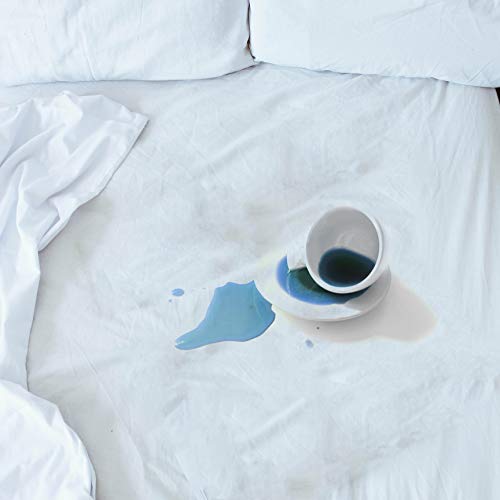 Preisvergleich Produktbild Seonic Matratzenschoner, wasserfest, weich, hypoallergen, Baumwolle, Frottee-Oberfläche, maschinenwaschbar, wasserdicht, 35,6 cm Tiefe Tasche, Vinyl frei. 99,1 x 190,5 cm