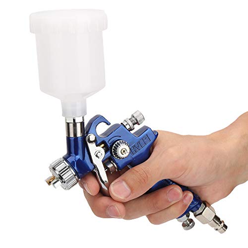 Airbrush Set für Auto Lackierung mit 0 8 mm Düse Schwerkraft Feed Kompressor Pistole für Ölfarbe und Pneumatik europäischer Typ vielseitig einsetzbar