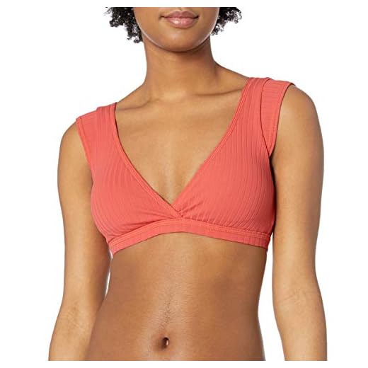 Seafolly Kvinnor Inka Ribbad Wrap Front Crop Top Baddräkt Bikini