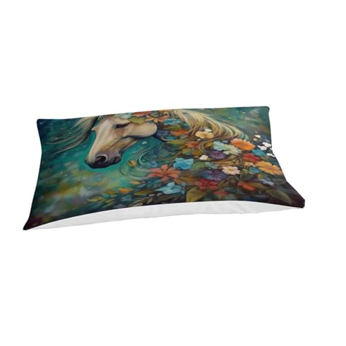 Housse de couette 135x200 avec fermeture éclair parure de lit animaux microfibre facile à laver