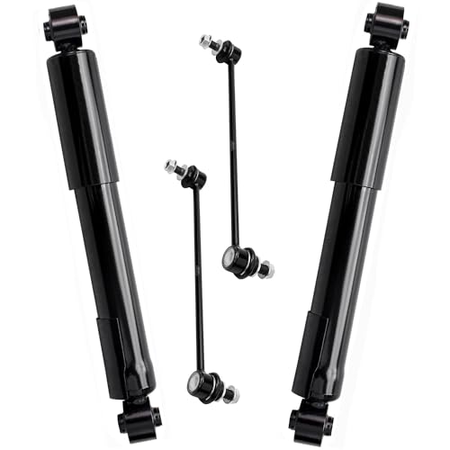 Image of Detroit Axle - 6pc Struts Shocks Kit for Toyota 2006-2012 RAV4 Complete 2 Front Struts with Coil Spring 2 Sway Bar Links 2 Rear Shock Absorbers 2007 2008 2009 2010 2011 Replacement Ready Struts 3.5L