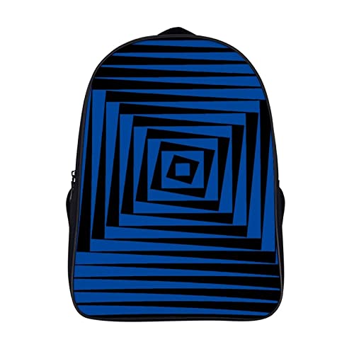 Sac à dos d'école pour enfants grand cartable bleu femme sac de voyage 40x28x16cm