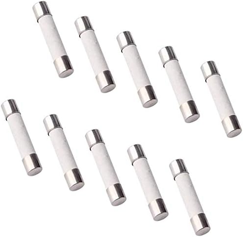500V 20A Fast Acting Low Breaking Capacity 6x30mm Cartridge Ceramic Fuses - (10 Pcs)