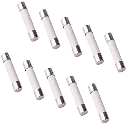 500V 20A Fast Acting Low Breaking Capacity 6X30Mm Cartridge Ceramic Fuses - (10 Pcs) #TOP2