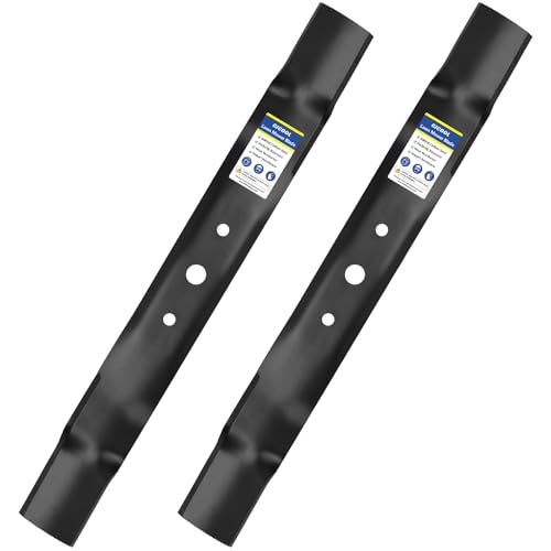 GICOOL GX20249 Mulching Mower Blades for John De ere 42 Inch L100 L110 L111 L118 LA100 LA105 Replaces OEM GX20249 GX20433 GY20567 M128485 11/16 Round Center Hole