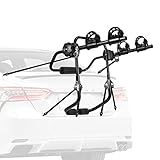 AONI Car Bike Rack, Trunk or Hitch Carrier, 1-2 Bicycle Carrier Options, Designed for car hatchbacks and SUVs with Slanted Profiles
