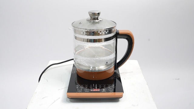 Hervidor eléctrico de vidrio 1.8L 800W 110V con control miniatura 7