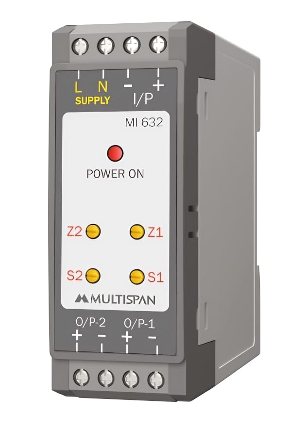 Multispan MI-632-A2-V-VV Signal Isolator (Process Control Instrument) Din Rail Mount-picture-21