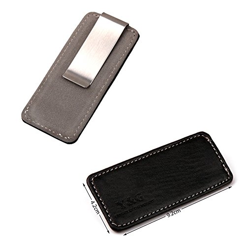 Y&G Mc2005 Economics Fashion Black Grey Slim Money Clip Groom Gift Idea Stainless Streel Thank You Formal Wear #TOP21