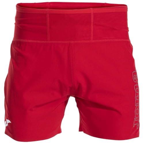 Joma Short Running Hombre, S 2XL, Ultraligero con Bolsillos Cinturilla, Transpirable, Secado Rápido para Entrenamiento y Competición