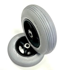 Rolko PU175 Rollstuhl Kompletträder 2 Stück