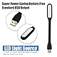 ADNEWX 12 Stk Flexible Mini USB Lampe, LED USB Licht Biegsam Leicht Leselampe Hals für Laptop Powerbank 6 Farben Einfaches Nachtlicht Leselicht