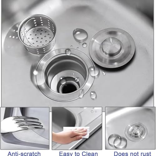 Bac à lessive extérieur autoportant simple en inox pour la cuisine - 3