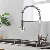 geschirrbrauseschlauch 60 cm ✔ELÜBERSICHTLICHE QUALITÄT - Messingkonstruktion mit gebürstetem Nickel-Finish. Keramische Scheibenventile übertreffen die Langlebigkeitsstandards der Industrie und gewährleisten dauerhafte Leistung für die gesamte Lebensdauer. Hochleistungsbelüfter.