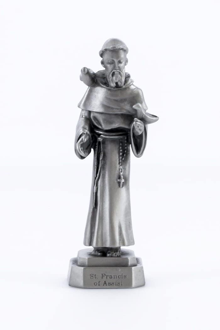 The Bethany Collection Fine Pewter Statues Pewter Catholic Saint St