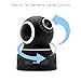 Pyle Indoor Wireless Security IP Camera - 1mp HD 720p Home WiFi Nanny Remote Video Monitor - Electronic Motorized Rotating PTZ Pan Tilt Network Surveillance, Voice Mic Audio for Mobile & PC - PIPCAM8