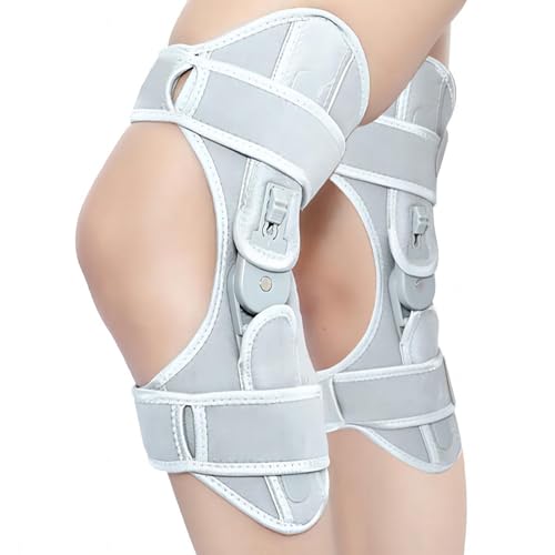 Vexorium 1 par Rodillera Deportiva con Muelles Duales - Soporte Ajustable 3 Niveles para Running, Fútbol y Gimnasio, Estabilización Rotuliana, Transpirable y Antideslizante,Gris