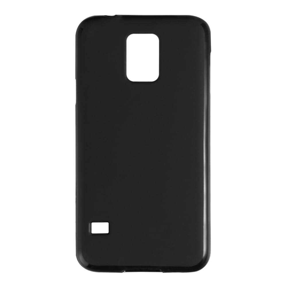 Soft Case Compatible with Samsung Galaxy S5 i9600, Slim Shockproof Bumper Protective Back Cover, Anti-Scratch Flexible Shell, Grip-Friendly(Black)