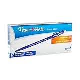 Paper Mate Erasermate effaçable Pen, Medium Point, Bleu, 24-count (3910158)