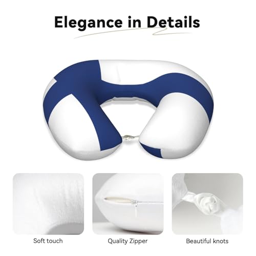 Almohada de viaje espuma viscoelástica tamaño U miniatura 3