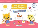  Mes grandes fiches d’entraînement effaçables - Graphisme - Maternelle: S\'entraîner, effacer, recommencer !