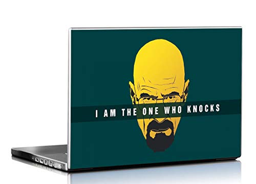 Image of PIXELARTZ Laptop Skins Breaking Bad I Am The One Who Knocks 15.6 Inches Laptop Skins /Stickers for Dell-Lenovo-Acer-HP (7049)
