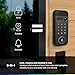 myQ Secure View™ 3-in-1 Smart Lock with 2K HDR Video Doorbell Camera, Face Access, Fingerprint Access, PIN & App Control — Intelligent Entry with Built-in Camera, Color Night Vision & Two-Way Audio
