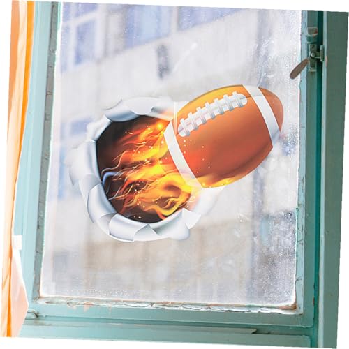 Vinilos deportivos 3D adhesivos para pared 2 piezas miniatura 4