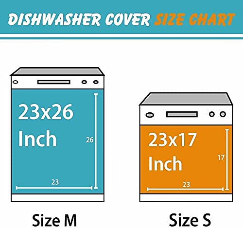 Barn Star Dishwasher Magnetic Cover American Flag Sticker Country Truck Refrigerator Door Magnet,Fireworks Vinyl Panel Decal Kitchen Decoration Home Appliance Stickers For Fridge 23"X26" #TOP6