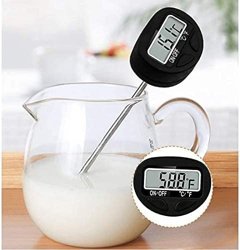ARTSZY Thermomètre for Aliments de Cuisine avec Manteau Barbecue Lait en Poudre de température de l'eau Mesure à Haute précision thermomètre