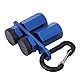 Aluminiumlegierungstreppenstift Hex Flachmesser Design Senkrechte Block Block Schwarzoxid Stahl Daumenschrauben für Holzbearbeitung Quadratischer Treppe Auxiliary Clip (BLUE)