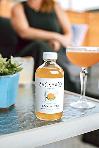 Backyard Soda Co Ginger Lime Simple Syrup, 8 Fz #TOP3
