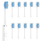 SAREAL Soft Replacement Toothbrush Heads for Gleem Electric Toothbrush, 10 Pack Toothbrush Heads Compatible with Gleem