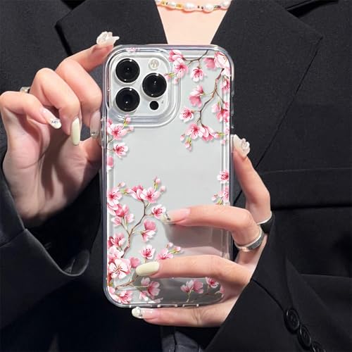 Coque à fleurs pour iPhone 12 transparente le cadeau idéal - 3